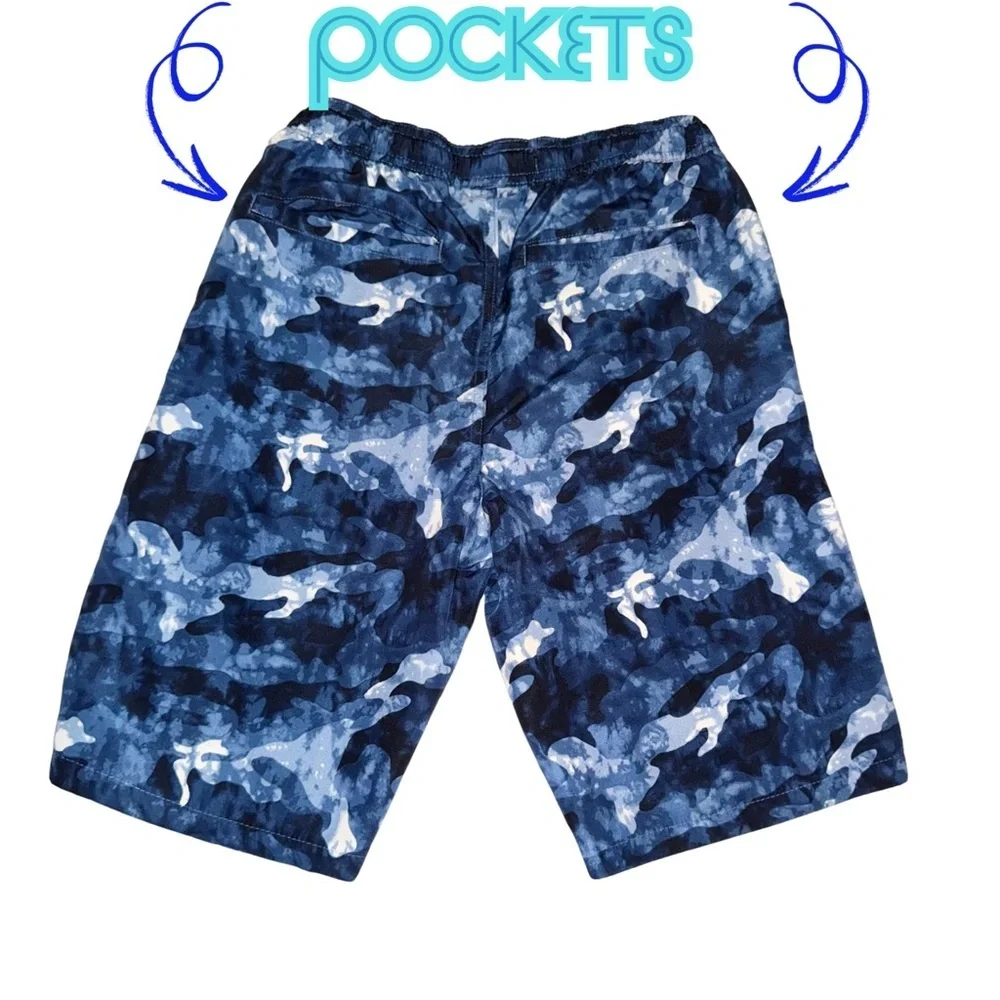 Street Rules Blue Ocean Board Shorts‎